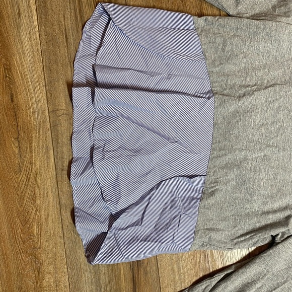 Anthropologie Marled Mixed Media Bell Sleeve Blouse - Picture 4 of 9